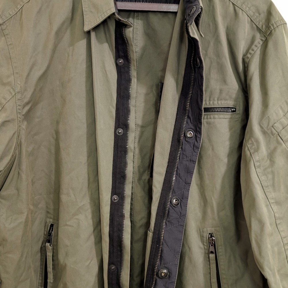 Rag & Bone Military Field Jacket Olive Green XXL Made in USA - Picture 6 of 9